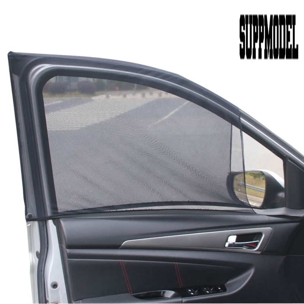 2 Pcs Tirai Sun Shade Kaca Depan Mobil Tahan Panasdingin