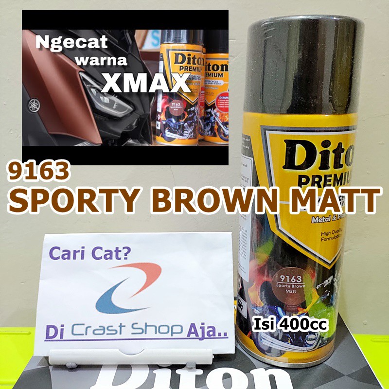 Cat Pilox Diton Premium Sporty Brown Matt 9163 400cc Coklat Doff Matte sepeda motor mobil helm pylox