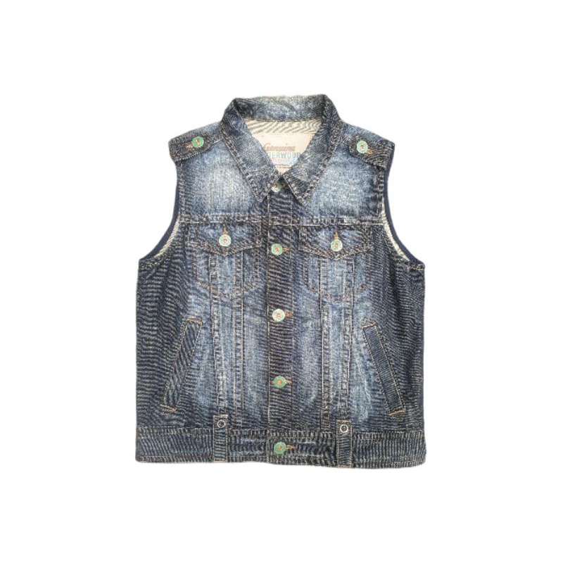 jaket rompi jeans pria wanita underwood