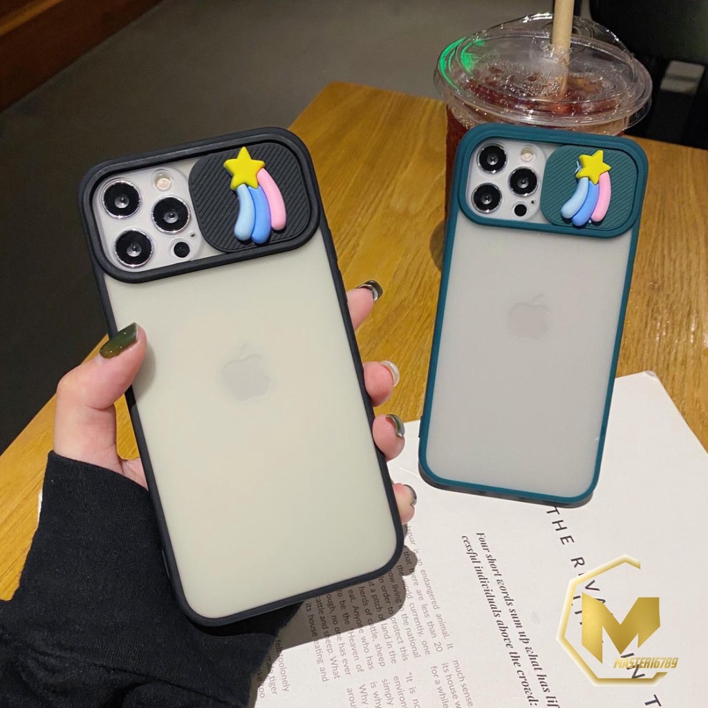 softcase slide pelindung kamera star 3d ip 6 6+ 7 7+ 8 8+ se 2020 x xr xs max ma2115