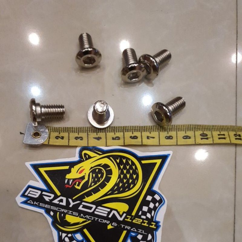 BAUT PIRINGAN DISC KLX 150 MEREK VZM / BAUT PIRINGAN KLX / BAUT DISC KLX