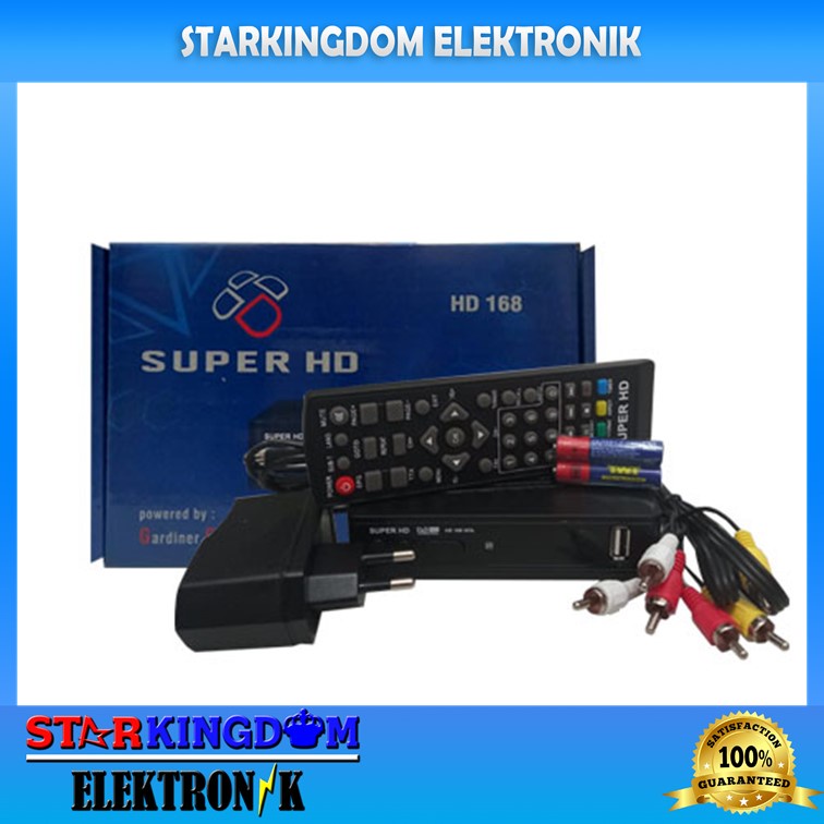 Gardiner Super HD 168 TV Digital DVB-T2 Set Top Box UHF Free Channel