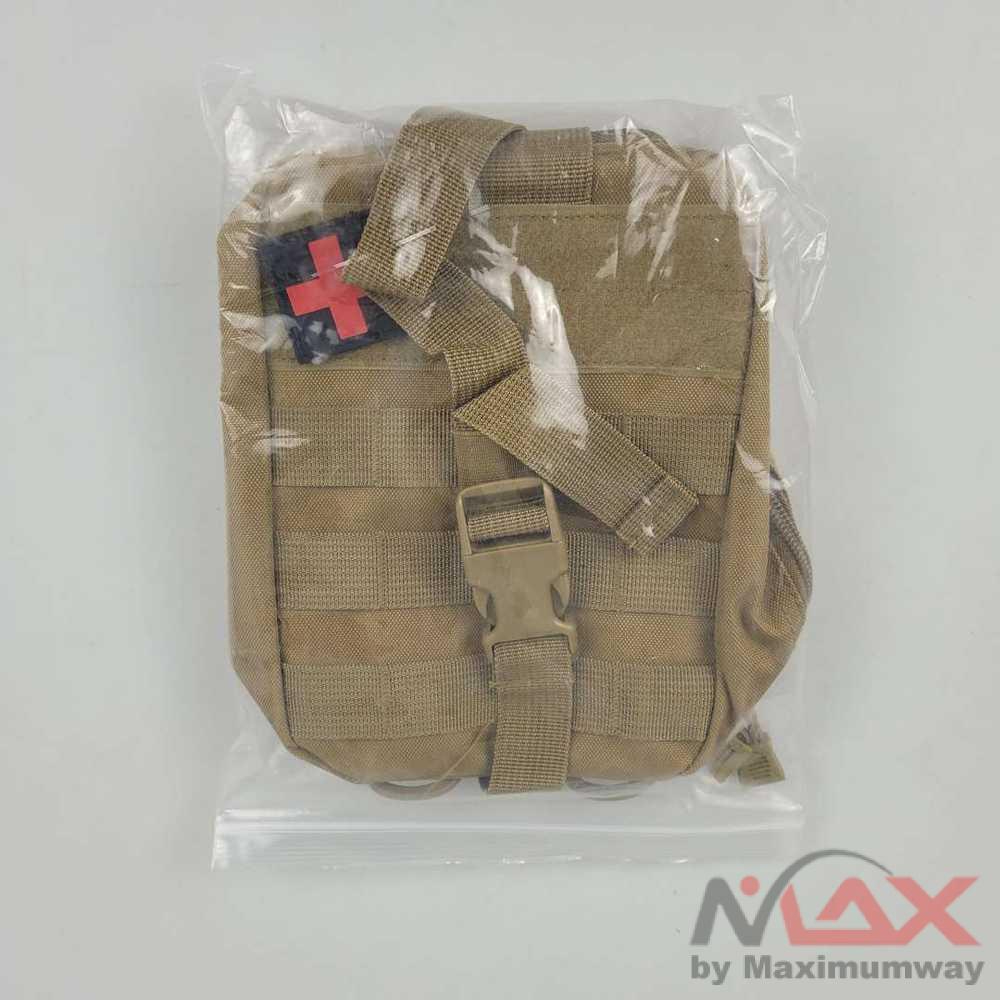 HAISUNNY Tas pinggang P3K PPPK Medis Obat Gaya Militer Tas Medis Obat P3K First Aid Kit Medical Bag tas pinggang mobil motor camping outdoor Tactical Bag Survival Pouch Outdoor Medical Box Large Size SOS Bag Tactical First Aid Bag Medical Kit Bag Molle