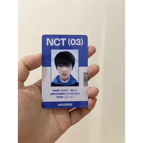 NCT 2021 - Universe Trading ID Card Jisung Official ID Card