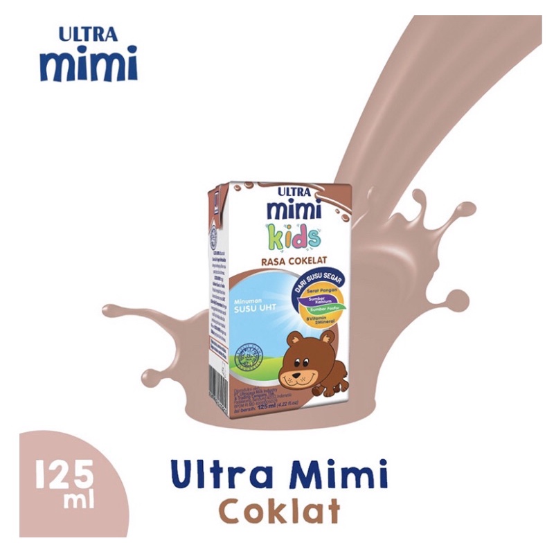 

ULTRA mimi Susu UHT Coklat 125Ml