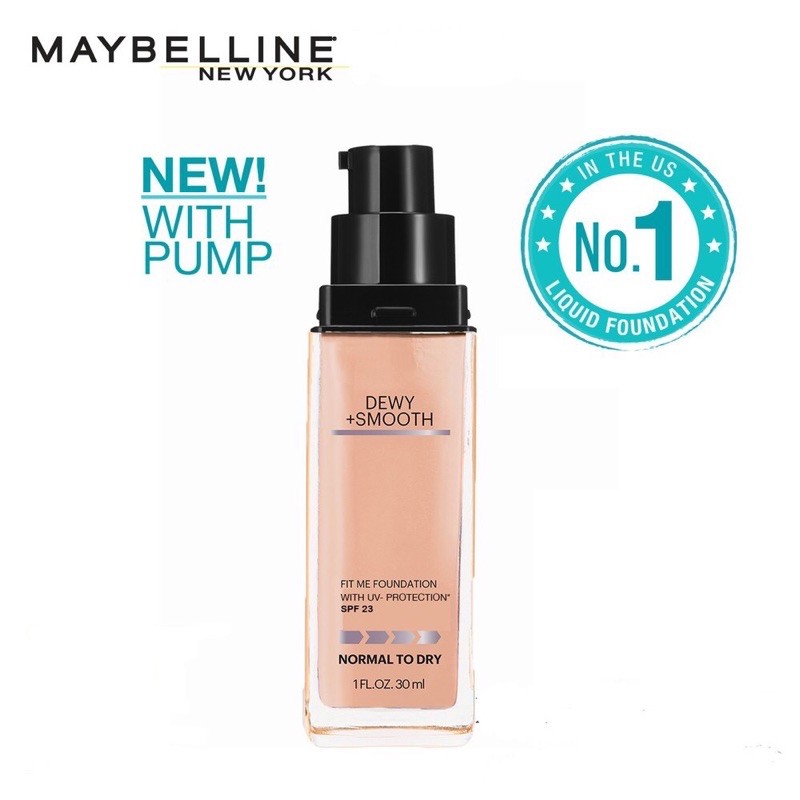[READY] MAYBELLINE FIT ME DEWY + SMOOTH FOUNDATION (130 Buff Beige)