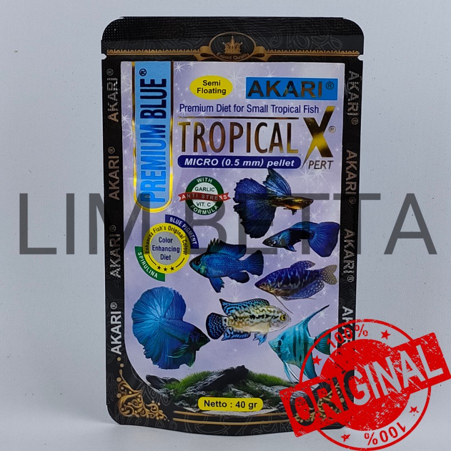 AKARI TROPICAL PREMIUM BLUE 40 GRAM / AKARI TROPICAL X CHILCLID