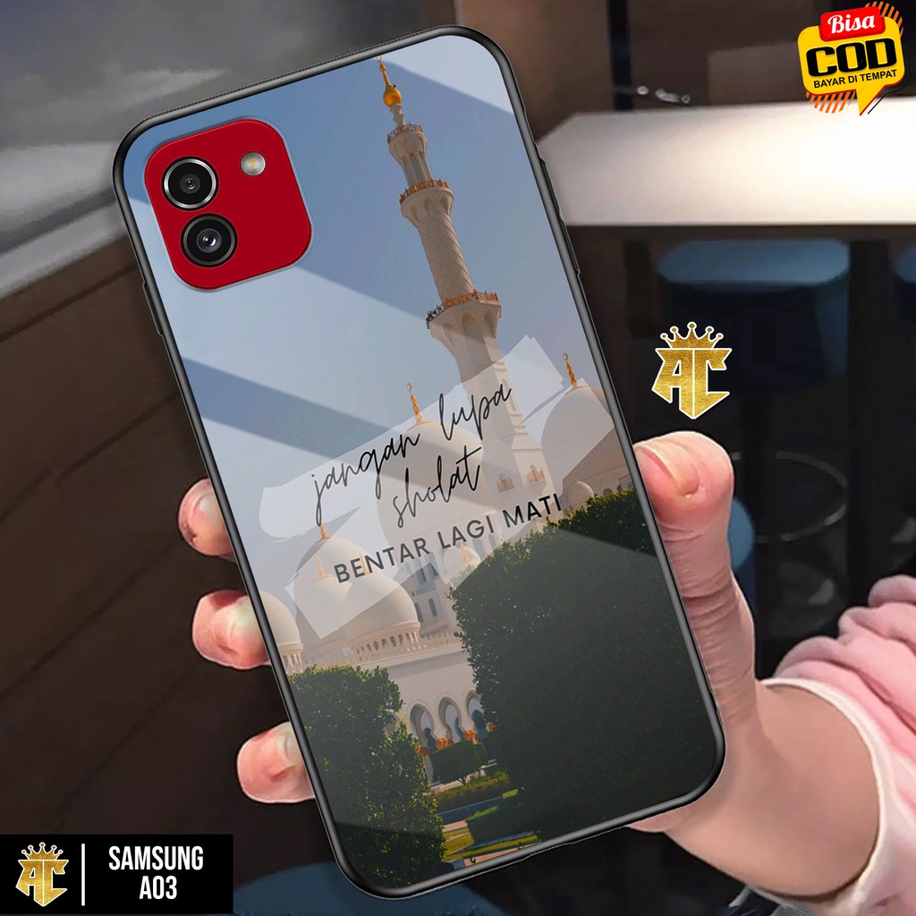 Case SAMSUNG A03 - Casing SAMSUNG A03 Terbaru 2021 AERO CASE [ MOTIF ISLAMIC ] Silikon SAMSUNG A03  