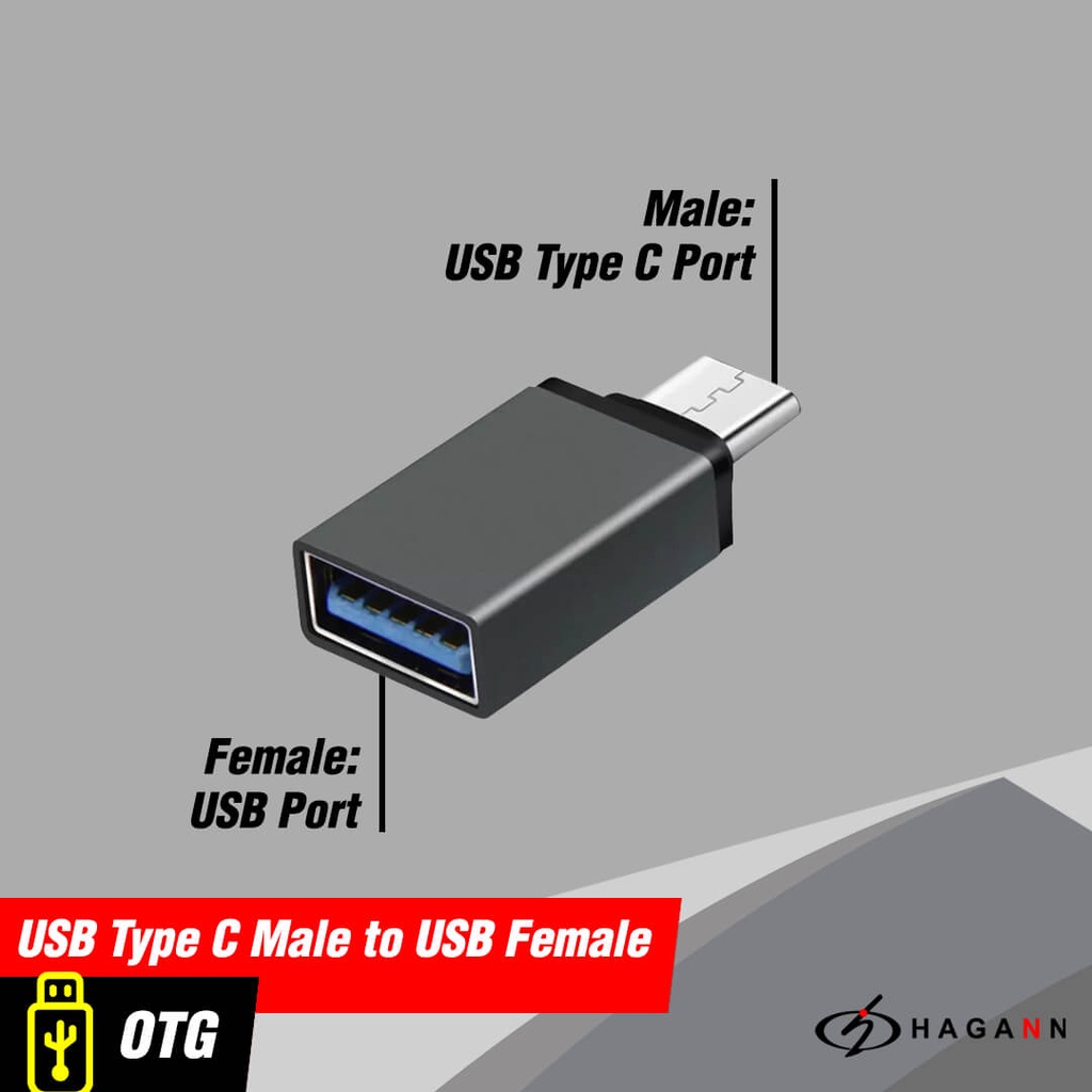 Type C Male To USB 3.0 Female OTG Adapter Converter Mini Connector