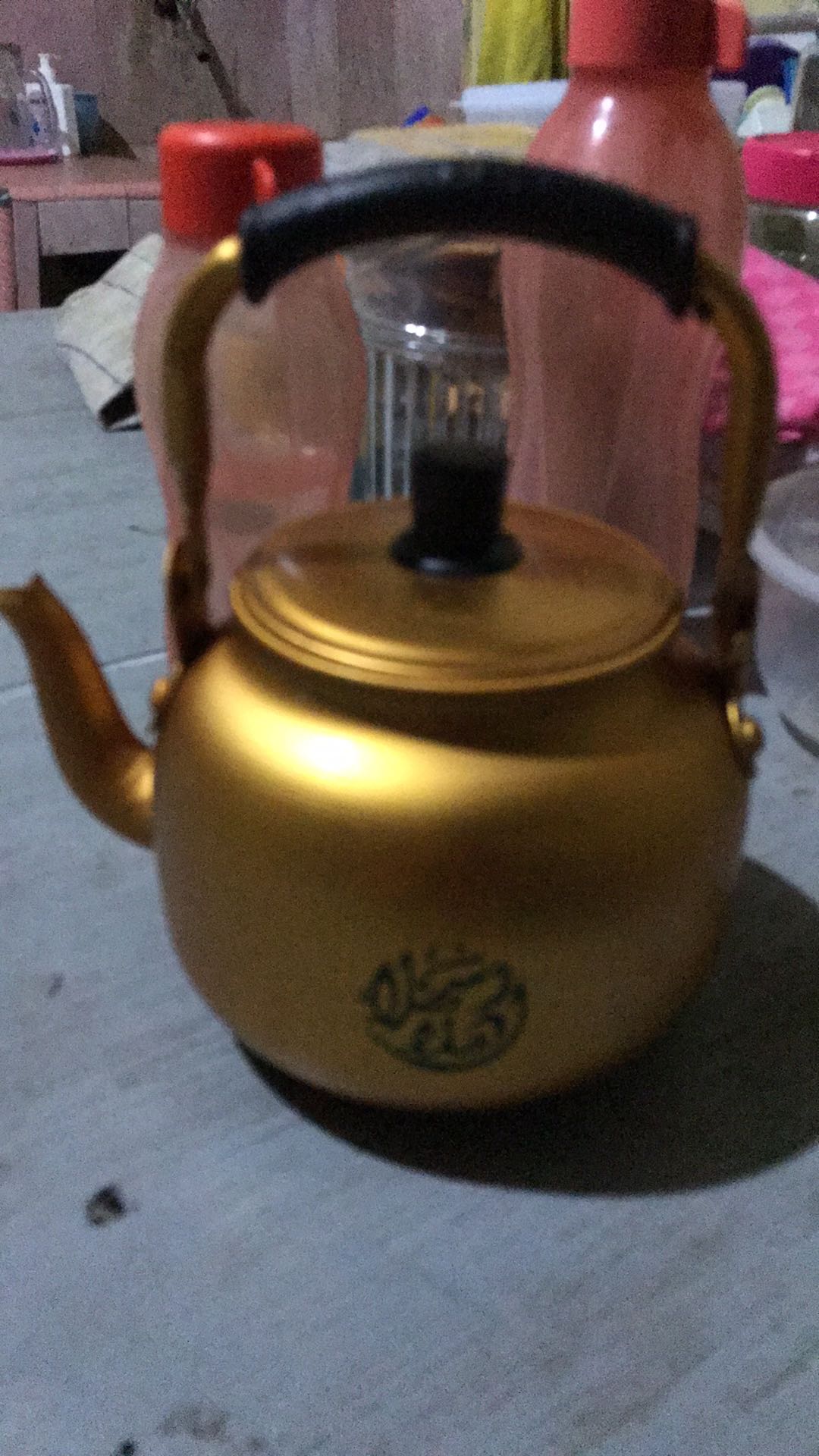 Teko Kuning Arab 1 Liter | Oleh Oleh Haji Dan Umroh