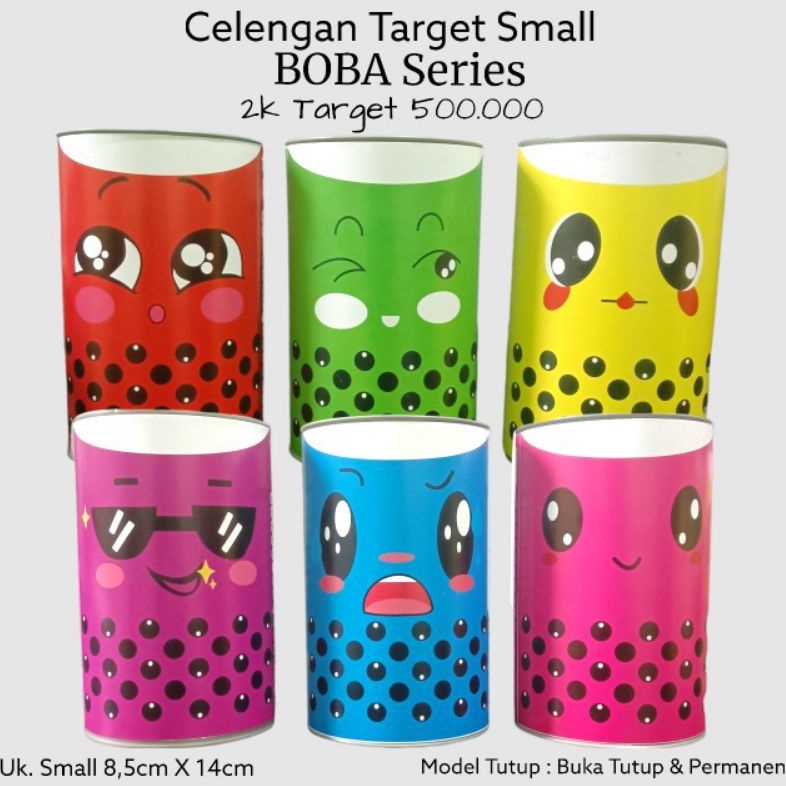 CELENGAN TARGET BOBA 2K TARGET 500rb CELENGAN TARGET VIRAL MURAH CELENGAN ANAK CELENGAN SOUVENIR