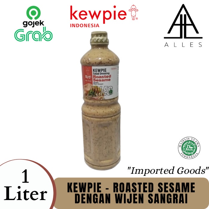 

Siap Kirim Kewpie Salad Dressing / Roasted Sesame Dengan Wijen Sangrai 1L