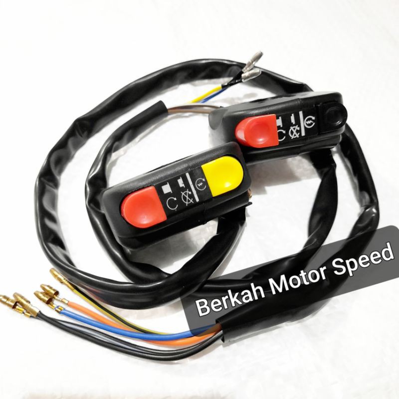 SAKLAR STATER DAN TOMBOL ENGINE SAKLAR KANAN STATER MOTOR DOMINO