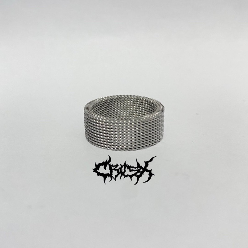 ROLLING RING / MESH RING / CINCIN SILVER / COUPLE RING CINCIN COUPLE KOREAN STYLE RING CINCIN STYLE KOREA CINCIN AESTHETIC RING CINCIN TITANIUM CINCIN STAINLESS STEEL CINCIN PRIA CINCIN WANITA HIP HOP PUNK RETRO VINTAGE METAL RING