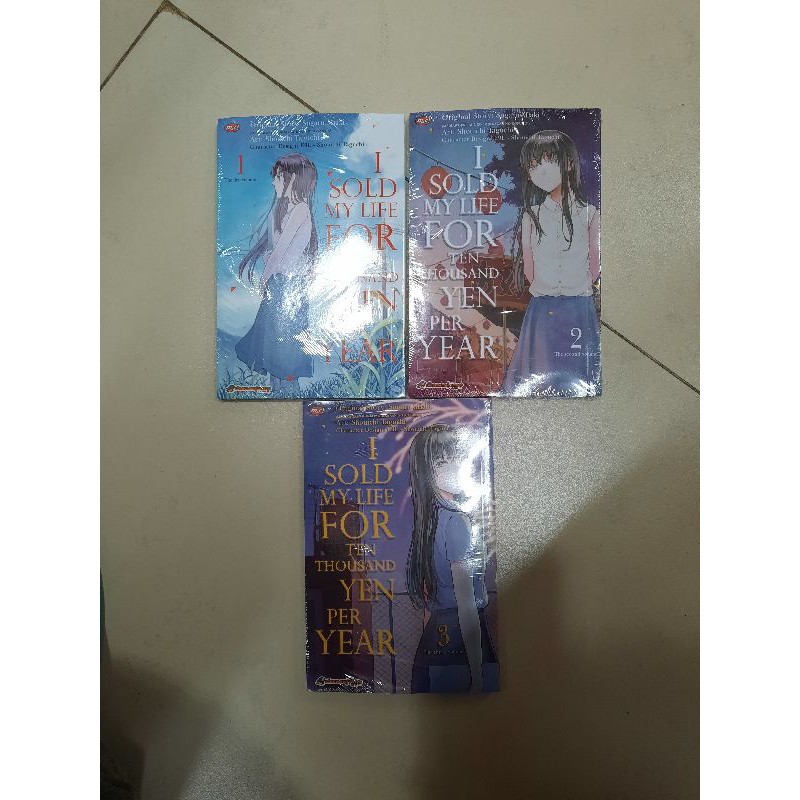 Komik I sold My Life for Thousands Year set 1-3 segel ori