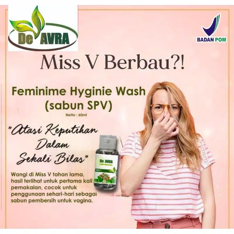 ORIGINAL BPOM DEAVRA FEMINIME HYGIENE WASH (SABUN KEWANITAAN)