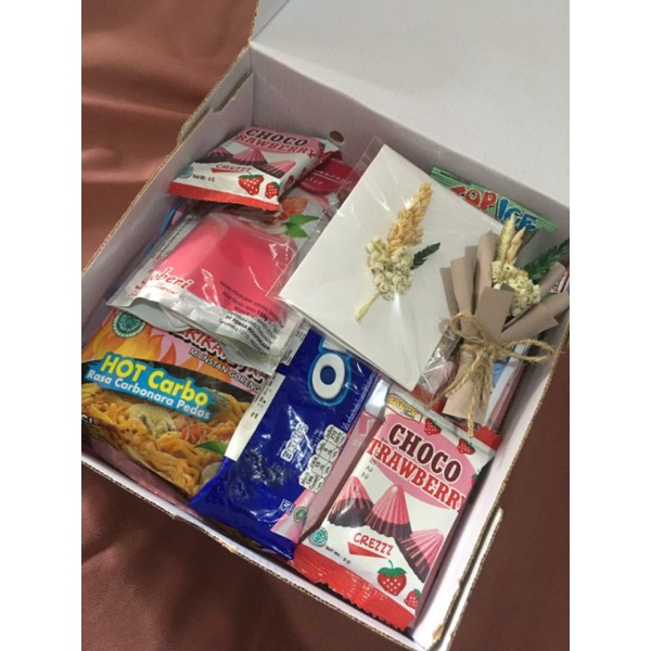 

pink snack box murah