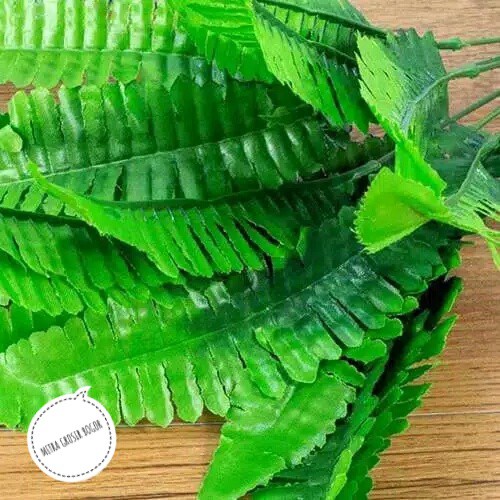 Daun Pakis 7 Cabang Daun Bunga Artificial Palsu Tanaman Pajangan Hiasan Dekorasi