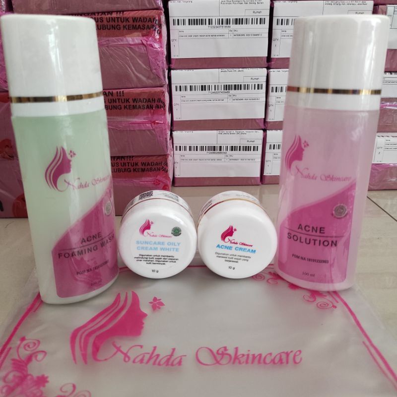 BAYAR DITEMPAT || NAHDA SKINCARE ORIGINAL 100% ORIGINAL || FREE BONUS MENARIK !!-ACNE