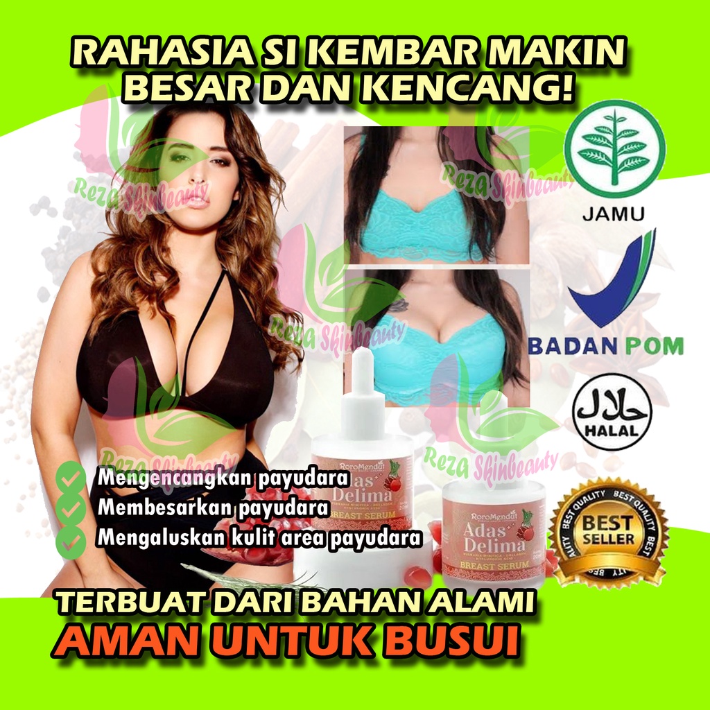 ADAS DELIMA BREAST SERUM PERAWATAN PAYUDARA PEMBESAR PENGENCANG PENCERAH PAYUDARA CEPAT BPOM AMAN HE