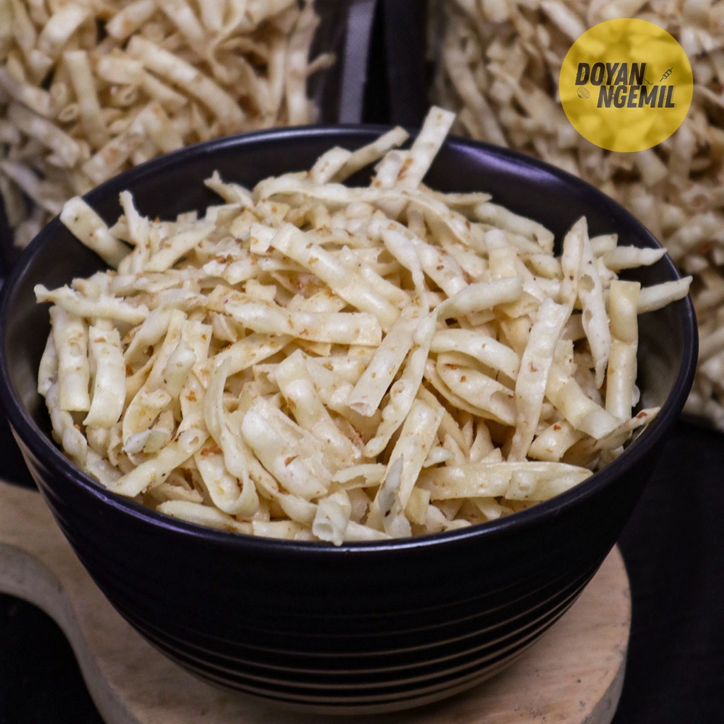 

[100 Gram] Keripik Pangsit Rasa Garlic Asin