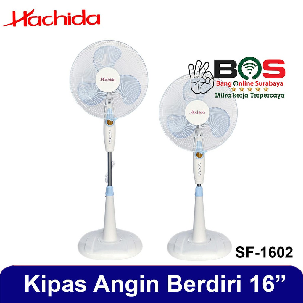 Hachida Kipas Angin Berdiri Kaki Bulat 16 Inch Hachida SF-1602