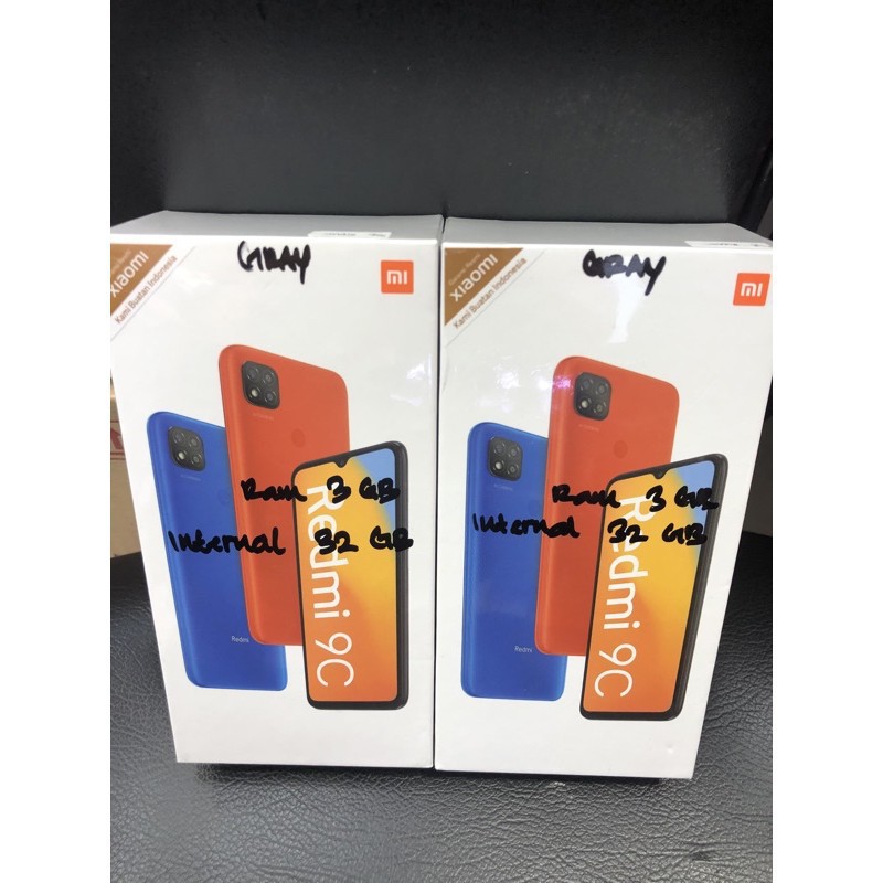 PROMO CUCI GUDANG HP xiaomi redmi 9c ram 3/32 GB GARANSI RESMI XIAOMI INDONESIA