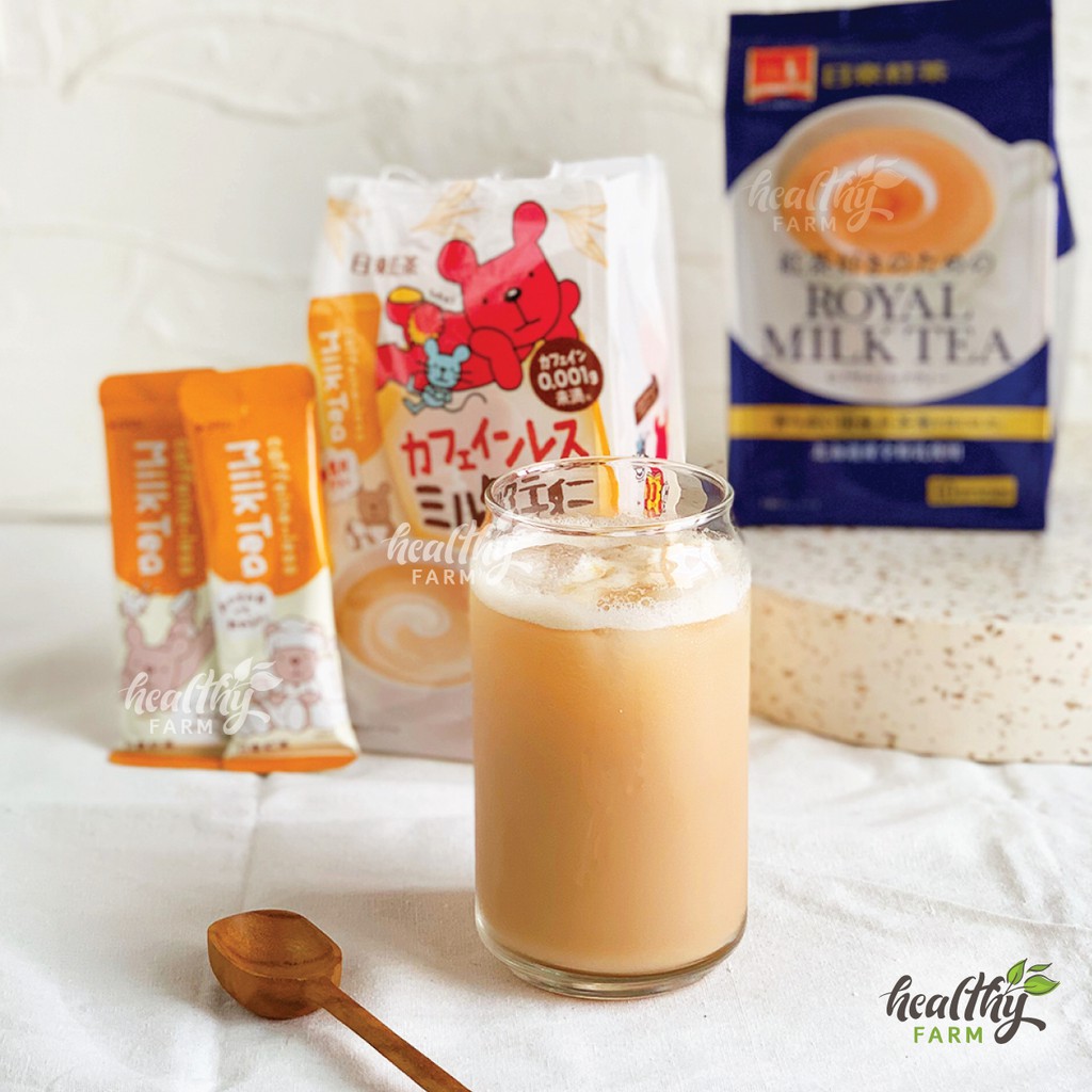 Royal Milk Tea Decaff Nittoh/ Less Caffeine / Teh Susu Anak - 10 sticks