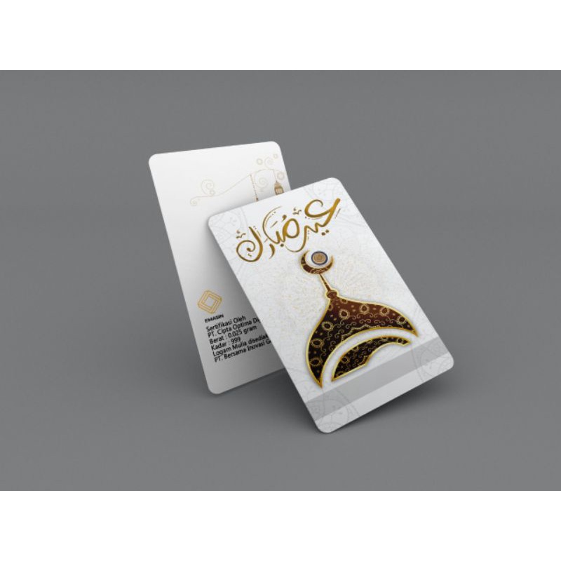 Logam Mulia Emas 24k 0.025 - 0.1gr Emasin Gold Edisi Idul Fitri