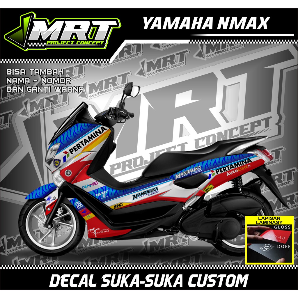 Decal Nmax Tahun 2012-2019 Full Body, Stiker Dekal Nmax 2012-2019 Full Body