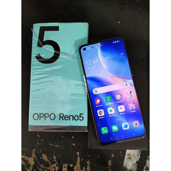 oppo reno 5 nfc 8/128gb seken lengkap