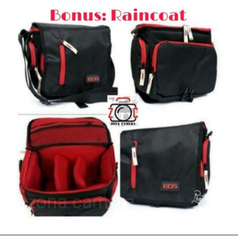 Tas kamera canon eos Kotak 406 fre tali selempang bag