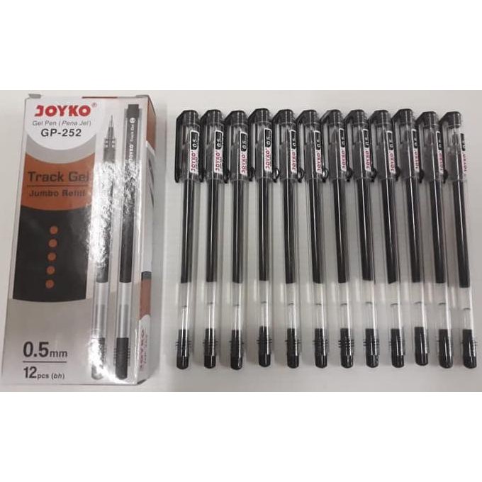 

Termurah Ballpoint Gel Joyko Track Gel Gp-252 0,5 - Hitam (Pack 12 Pcs) Offic