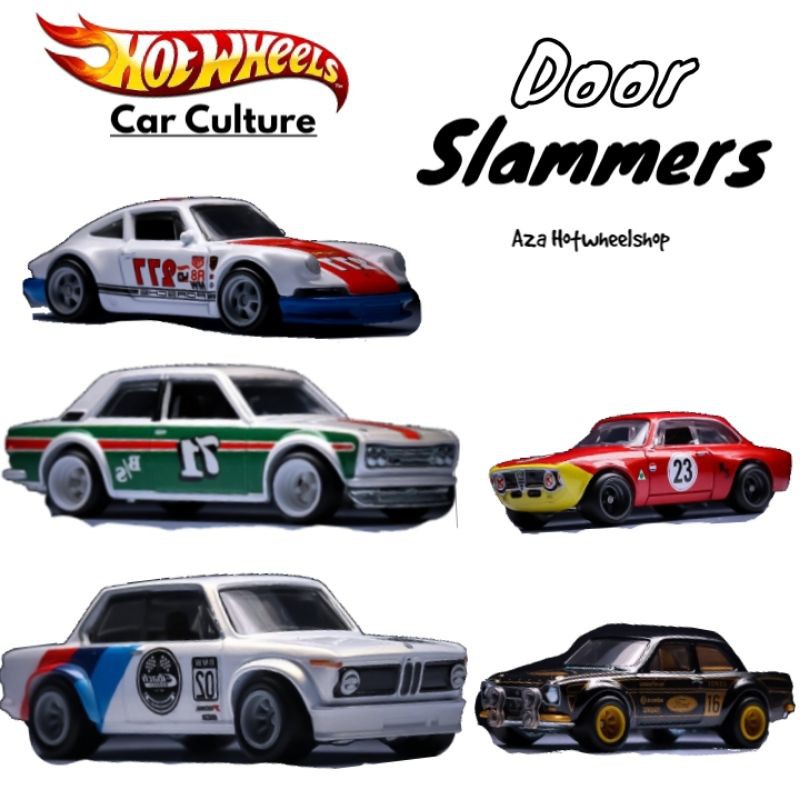 Hot Wheels Door Slammers SET HW Hotwheels Car Culture BMW Ford Escort Datsun Porsche Alfa Romeo