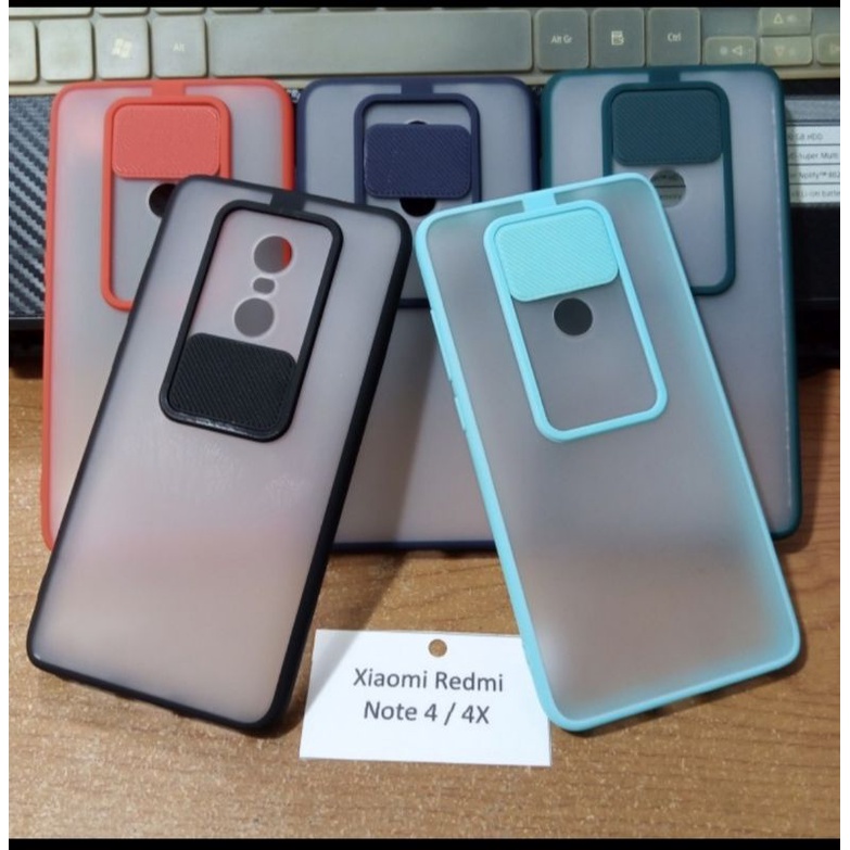 Hardcase Xiaomi Redmi Note 4/4X Pelindung Camera Slide Dove My Case