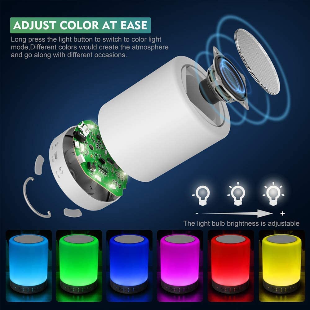 Speaker Lampu Sentuh - Smart Touch Lamp Bluetooth - Speaker Lamp