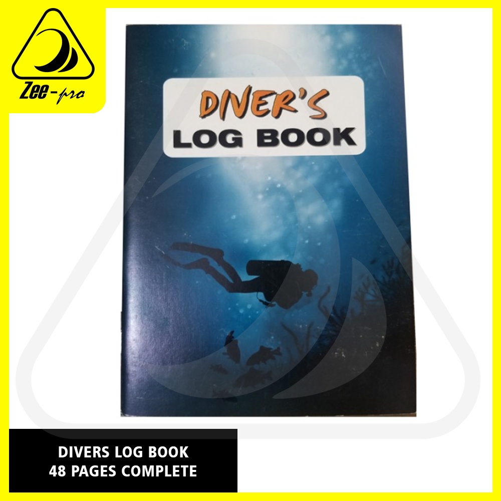 Diving Log Book Buku Catatan Penyelam Record Scuba Dive Log 48 Pages