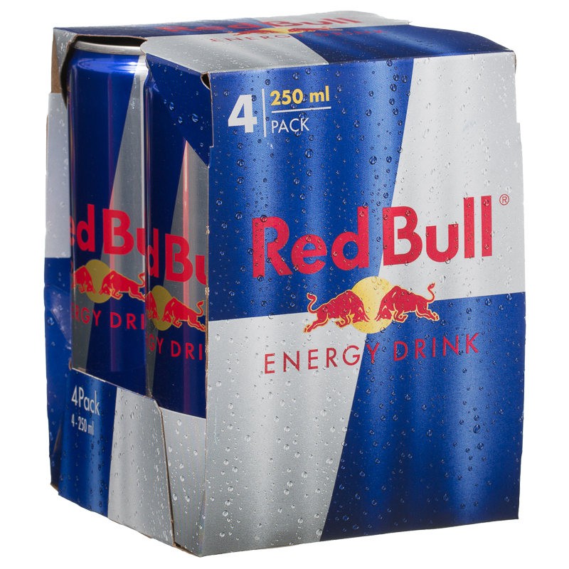 

RED BULL ENERGY DRINK 4X250ML CAN