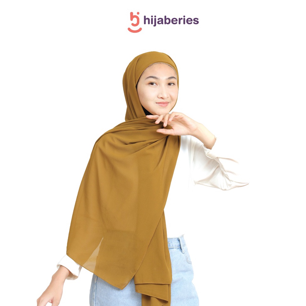 Malaka Pashmina Inner Hijaberies - Pashmina yang menyatu dengan Ciput-Butternut
