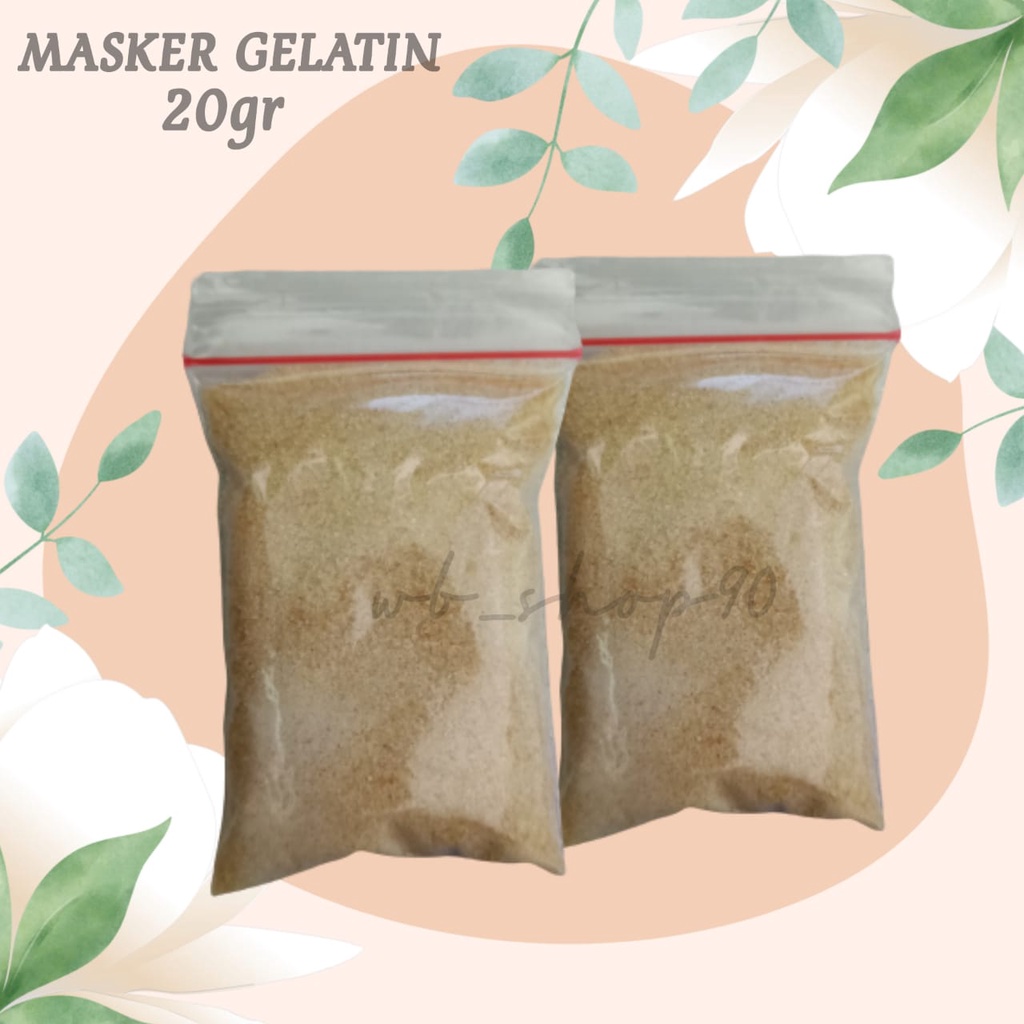 10gr Masker Gelatin Masker Rambut Masker Komedo Dan Jerawat Masker Gelatin Masker Untuk Komedo Maske