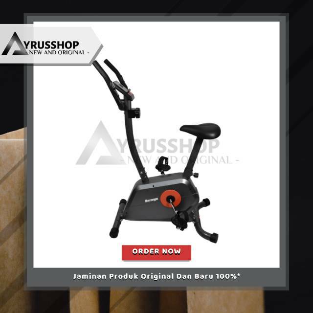 Sepeda Statis Magnetic Bike ORG GRY/Berwyn/Kinetic/515B/Alat Fitness/Gym