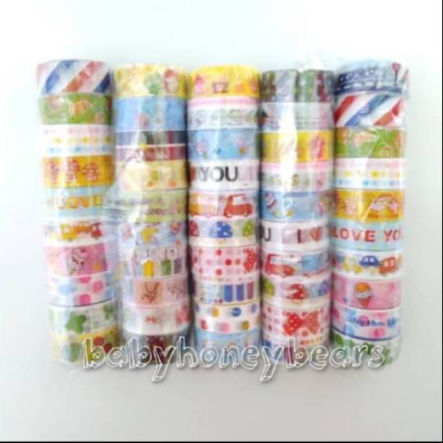 

Selotip motif/Isolasi kado karakter / Selotip Fancy / Selotip Unik / Selotip Lucu