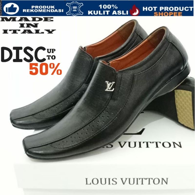 TURIN 02 | WOLF x LV | SEPATU FORMAL PRIA PENTOFEL IMPORT KERJA KANTOR DINAS PESTA