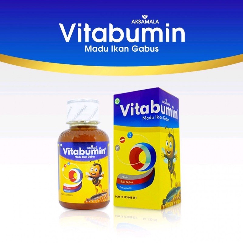 Vitabumin Madu Ikan Gabus Madu Albumin Anak 60 ml - Penambah nafsu makan anak