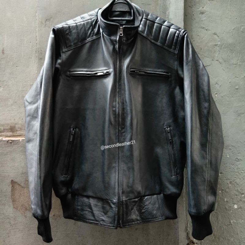 Jaket Kulit Bekas Model Bomber Variasi