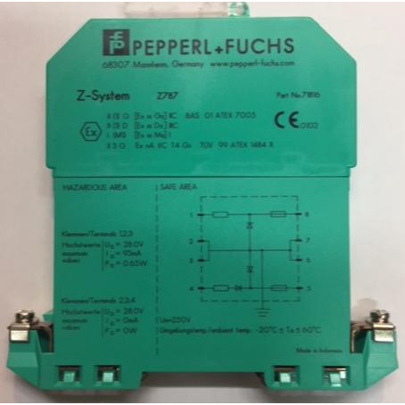 Pepperl+Fuchs Zener Barrier Z787