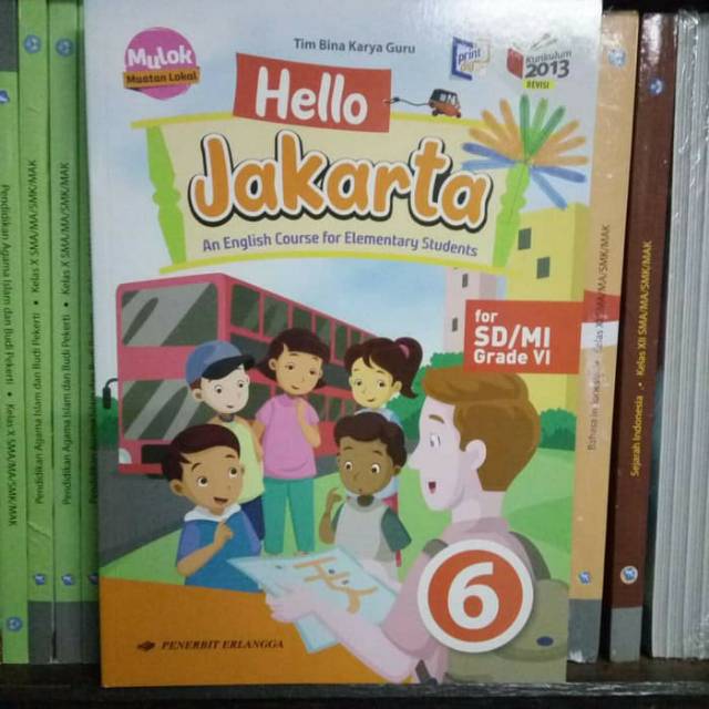 Buku Hello Jakarta kelas 6 Erlangga