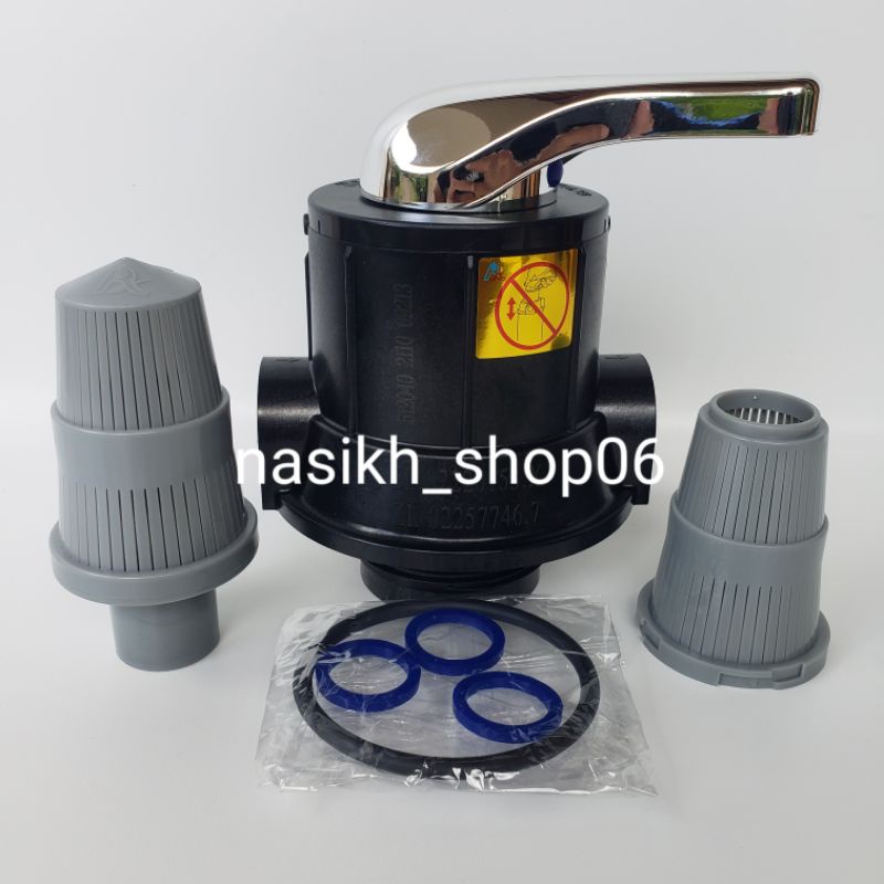 FILTER AIR/ 3 WAY VALVE FILTER / KEPALA FILTER TABUNG FRP ORIGINAL