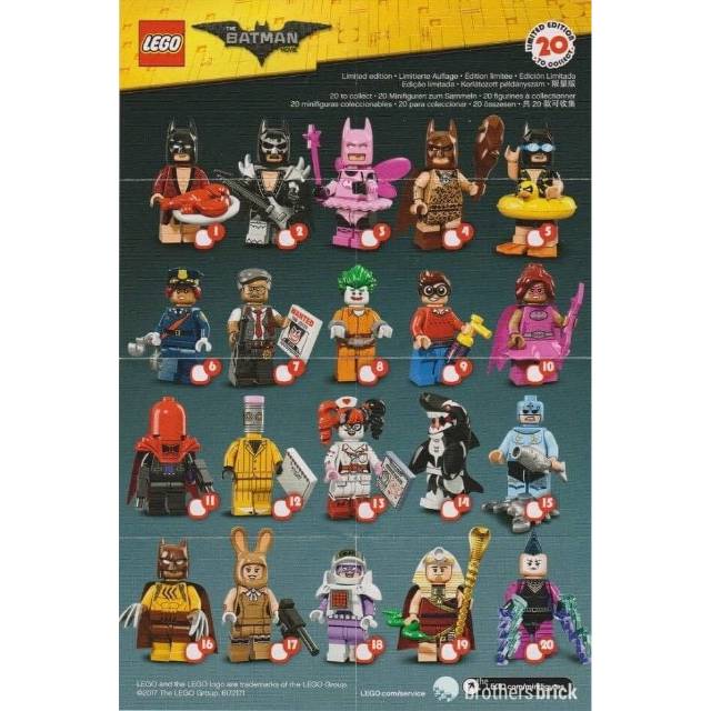 Lego Batman minifigures