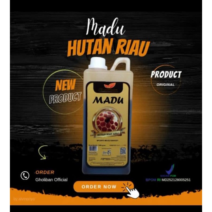 

MADU HUTAN RIAU BPOM GHOLIBAN 1Kg